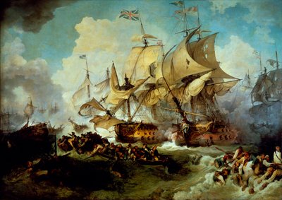 6月1日の戦い 作： Philippe Jacques de Loutherbourg