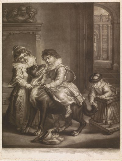 ルーベンスの 3 人の子供 作： Philippe Joseph Tassaert
