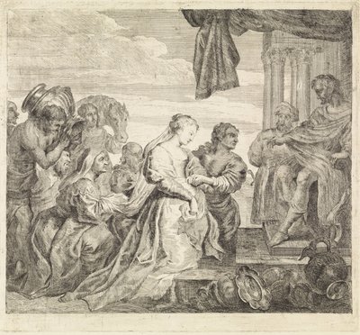 シバの女王の訪問 作： Philippe Lambert Joseph Spruyt