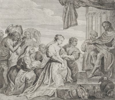 ソロモンとシバの女王、1784年。 作： Philippe Lambert Joseph Spruyt
