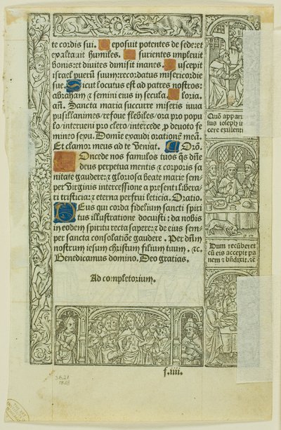 『Book of Hours』より「処女の死」 作： Philippe Pigouchet