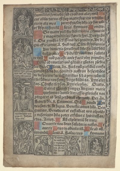 「時祷書」のページ 作： Philippe Pigouchet