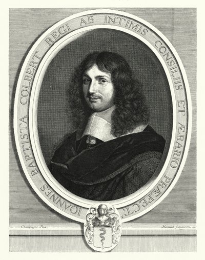 ジャン＝バティスト・コルベール（フランスの政治家）（銅版画 作： Philippe de (after) Champaigne