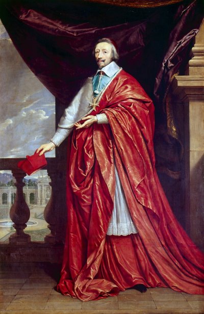 リシュリュー枢機卿 作： Philippe de Champaigne