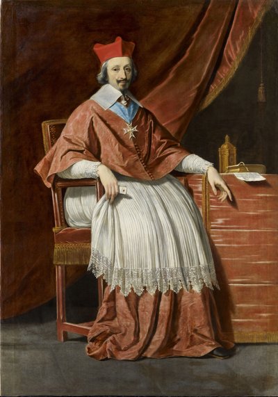 リシュリュー枢機卿 作： Philippe de Champaigne