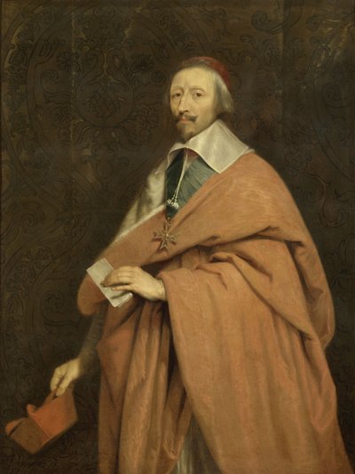 リシュリュー枢機卿、1639年頃 作： Philippe de Champaigne