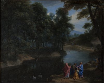 聴覚障害者を癒すキリスト-ミュート 作： Philippe de Champaigne