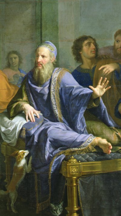 パリサイ人シモンの家のキリスト、1656年頃（キャンバスに油彩） 作： Philippe de Champaigne