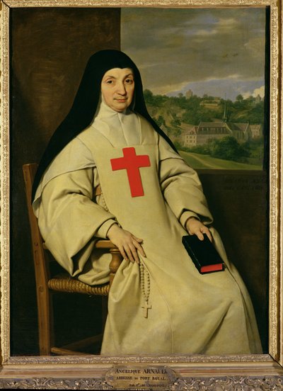 マザーアンジェリークアーノールド（1591-1661）ポートロイヤル修道院、1654年 作： Philippe de Champaigne