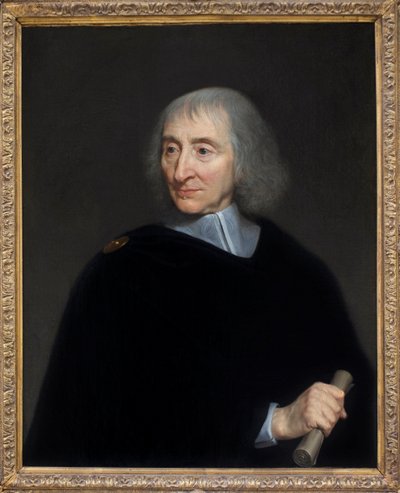 ジャンセニストの作家、ベルナール・アルノー・ダンディリー（1589-1674）の肖像。油彩・キャンバス 作： Philippe de Champaigne