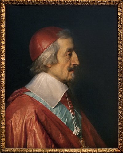 リシュリュー枢機卿の肖像（アルマン・ジャン・デュプレシス・ド・リシュリュー 作： Philippe de Champaigne