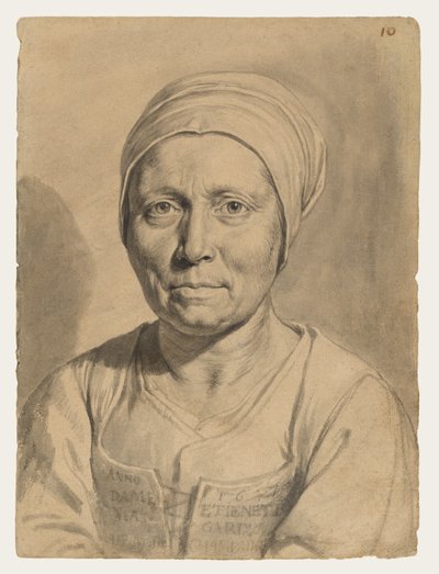 エティエンヌ夫人の肖像 作： Philippe de Champaigne