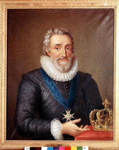 フランス王アンリ4世（1553-1610）の肖像。フィリップ・ド・シャンパーニュ作。ストックホルム国立博物館 作： Philippe de Champaigne