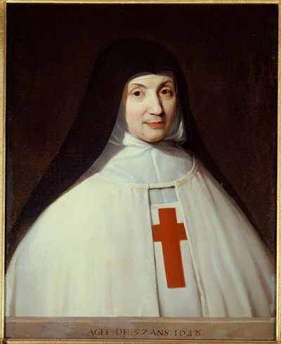 母アンジェリーク・アルノーの肖像 作： Philippe de Champaigne
