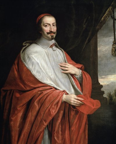 ジュール・マザラン枢機卿の肖像」（油彩・キャンバス 作： Philippe de Champaigne