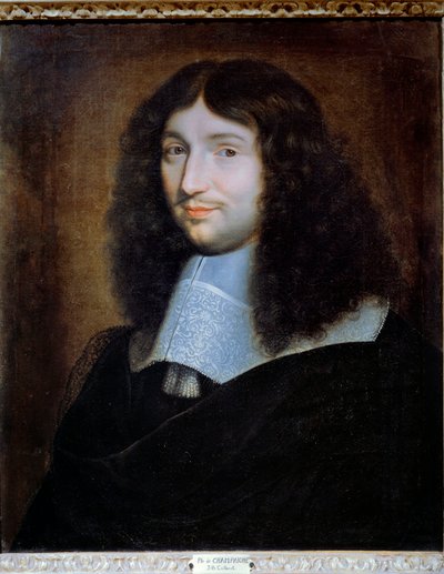 ルイ14世の財務長官ジャン・バティスト（ジャン・バティスト）・コルベール（1619-1683）と推定される肖像画」フィリップ・ドゥ・シャンペイン（1602-1674）による絵画。ランス、ボザール美術館 - ジャン・バティスト（ジャン＝バティスト）・コルベールと推定される男性の肖像画 作： Philippe de Champaigne