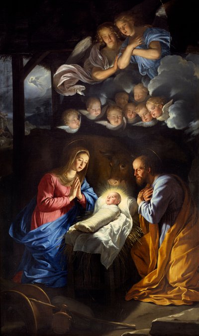 ナチビト」。フィリップ・ドゥ・シャンパーニュ（1602-1674）の絵画 作： Philippe de Champaigne