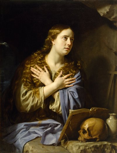 悔い改めたマグダレン 作： Philippe de Champaigne