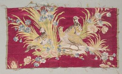 絹の断片、1779 年以前。 作： Philippe de Lasalle