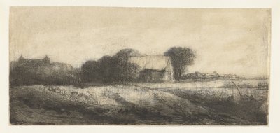 釣り人がボートに乗っている風景 作： Philips Koninck (attributed to)