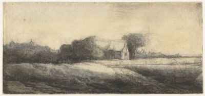 釣り人がボートに乗っている風景 作： Philips Koninck (attributed to)
