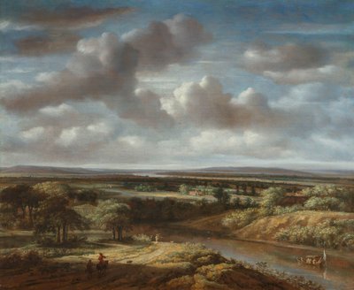 川の風景 作： Philips Koninck