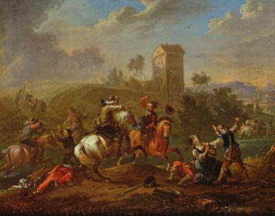 山賊シーン 作： Philips Wouwerman