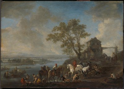 川のホースポンド 作： Philips Wouwerman
