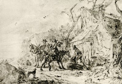 居酒屋に立ち寄る 作： Philips Wouwerman