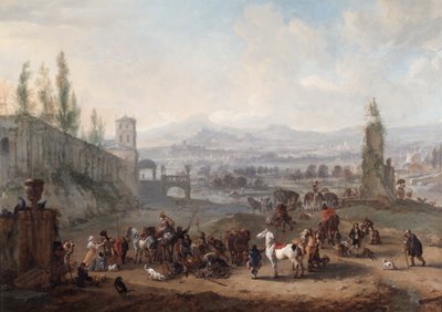 O Retorno da Perseguição, após c.1650 (óleo sobre tela) 作： Philips Wouwermans or Wouwerman