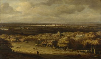 広大な風景、1670年頃 作： Philips de Koninck