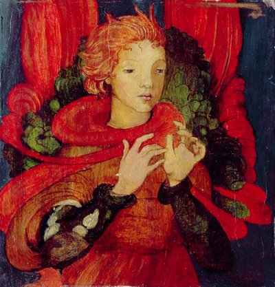 天使、1890年頃 作： Phoebe Anna Traquair