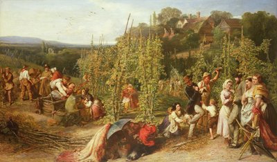 1859年のホップガーデンでの生活 作： Phoebus Levin