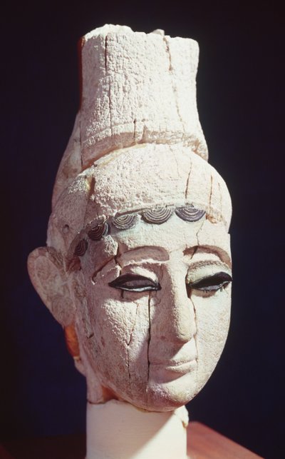 ウガリットの王子または王女の頭（110898-99も参照） 作： Phoenician