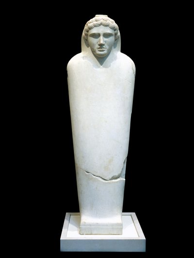 青年の石棺、紀元前5〜4世紀（パリアン大理石） 作： Phoenician Phoenician