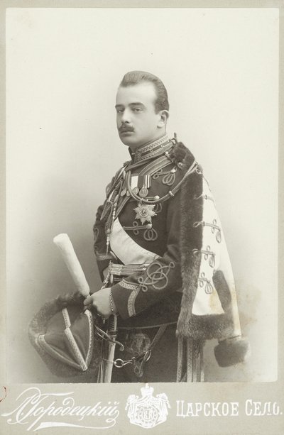 ロシア大公ボリス・ウラジミロヴィッチ 1877～1943年、c. 1900年。 作： Photo studio L. Gorodetsky.