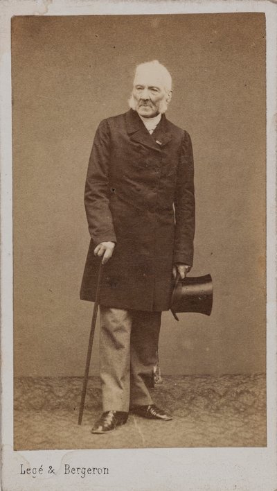 作曲家ギュスターヴ・フォークトの肖像 1781-1870. 作： Photo studio Legé and Bergeron.