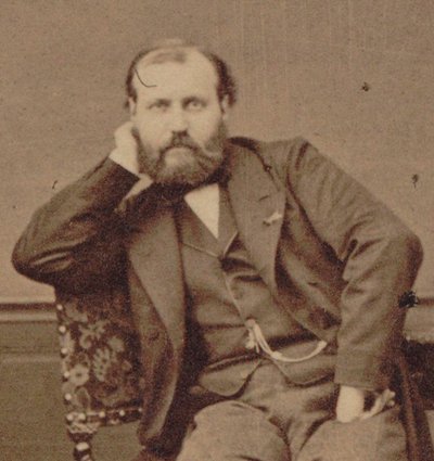 作曲家シャルル・グノーの肖像 1818-1893, 1875. 作： Photo studio Mayer and Pierson.