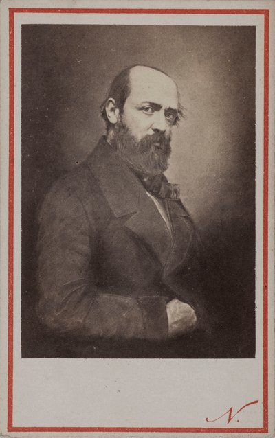 Henri Murger 1822-1861 の肖像、1861 年。 作： Photo studio Nadar.