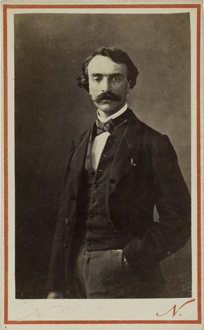 ジャン＝レオン・ジェロームの肖像 1824～1904年頃。 1870年。 作： Photo studio Nadar.