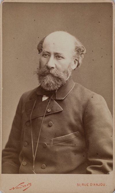 オクターブ・フイエの肖像 1821-1890. 作： Photo studio Nadar.
