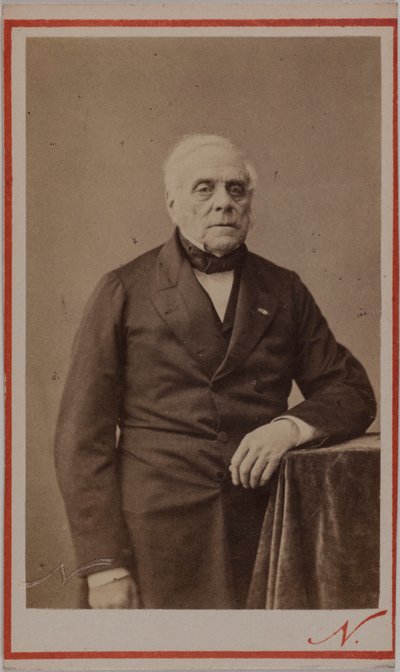 作曲家ダニエル・フランソワ・エスプリ・オーベールの肖像、1782～1871年頃。 1870年。 作： Photo studio Nadar.