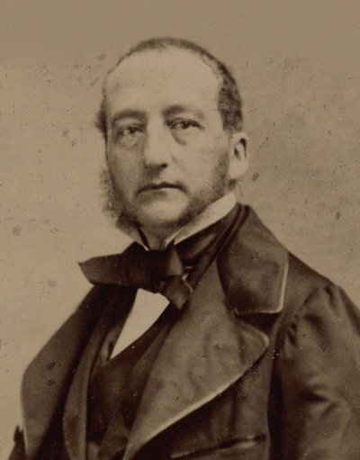 ピアニストで作曲家のジギスムント・タルバーグの肖像、1812～1871年、1860年頃。 作： Photo studio Nadar.