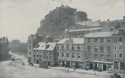 エディンバラ城、1910 作： Photochrom Co Ltd of London