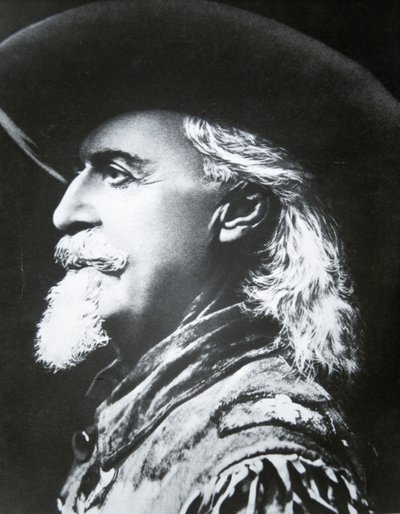 バッファロー・ビル（1846-1917）（モノクロ写真 作： Photographer American