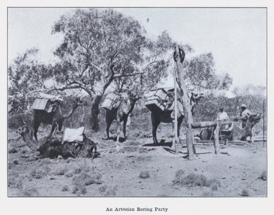 アルテシアン・ボーリング・パーティー（モノクロ写真 作： Photographer Australian
