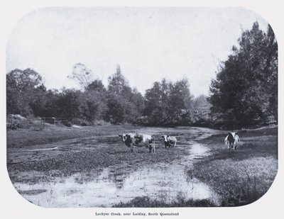 Lockyer Creek, Laidley, South Queensland (bw/photo) 作： Photographer Australian