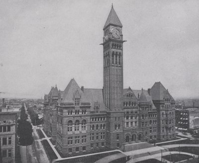 トロント市庁舎（モノクロ写真 作： Photographer Canadian