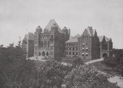 オンタリオ州議会議事堂（トロント）（白黒写真 作： Photographer Canadian