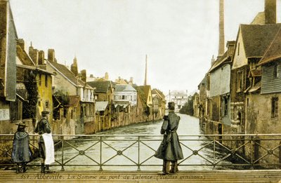 ソンム川とタランス橋、アビービル、フランス 作： Photographer French